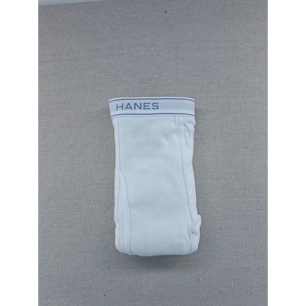 HANES Comfort Flex Mens Size Large Classic White Briefs Underwear Lot Of 3